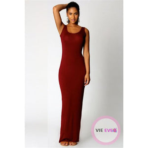 Beautiful dress for the summer | Robe de soirée longue sans manches - ImbattablePlus