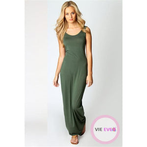 Beautiful dress for the summer | Robe de soirée longue sans manches - ImbattablePlus