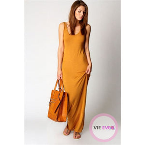 Beautiful dress for the summer | Robe de soirée longue sans manches - ImbattablePlus