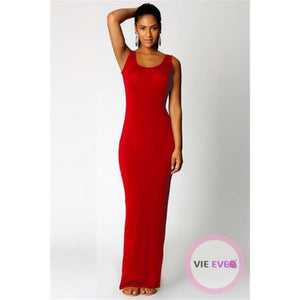 Beautiful dress for the summer | Robe de soirée longue sans manches - ImbattablePlus