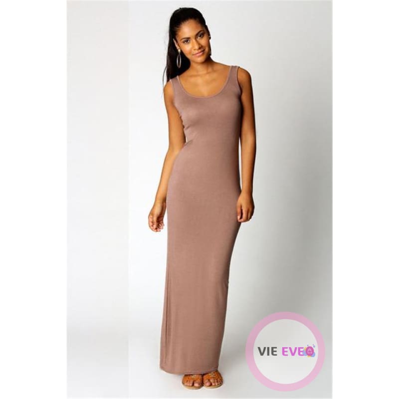 Beautiful dress for the summer | Robe de soirée longue sans manches - ImbattablePlus