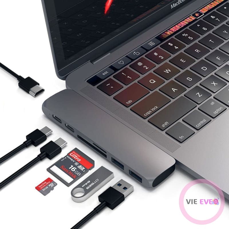 Multiport USB-C Hub for MacBook Pro | Hub USB-C Multiport pour MacBook Pro - ImbattablePlus