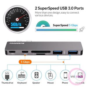 Multiport USB-C Hub for MacBook Pro | Hub USB-C Multiport pour MacBook Pro - ImbattablePlus