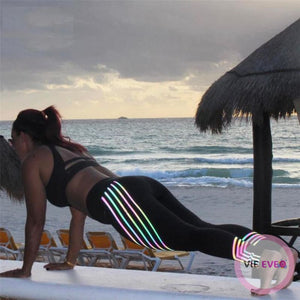 Rainbow reflective leggings | Leggings réfléchissants arc en ciel - ImbattablePlus
