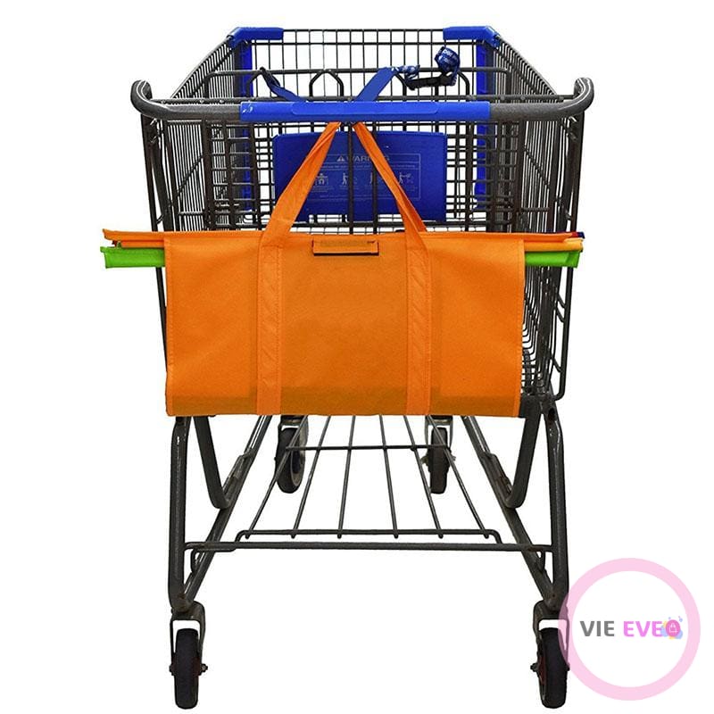 Reusable Grocery/Shopping Bags (4Pcs) | Sacs d'épicerie réutilisables et pratiques (4Pcs) - ImbattablePlus