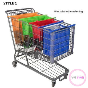 Reusable Grocery/Shopping Bags (4Pcs) | Sacs d'épicerie réutilisables et pratiques (4Pcs) - ImbattablePlus