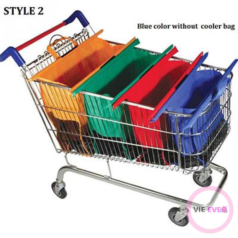 Reusable Grocery/Shopping Bags (4Pcs) | Sacs d'épicerie réutilisables et pratiques (4Pcs) - ImbattablePlus
